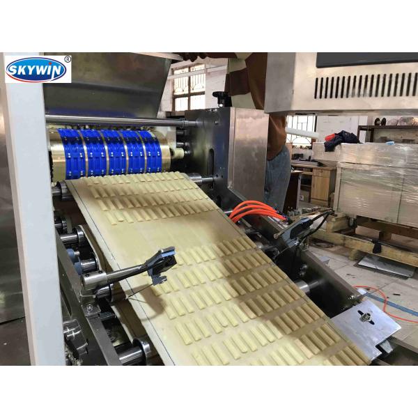 Touch Screen Control Tray Type Biscuits Making Machine 400 MM Width Rotary Moulder