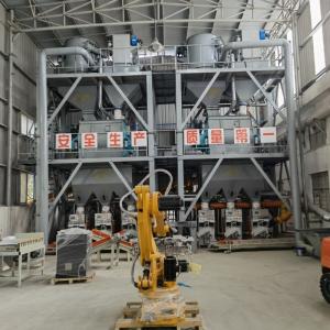 Dry Powder Palletizing Robot Arm 3kW 380V Automatic Palletizing System