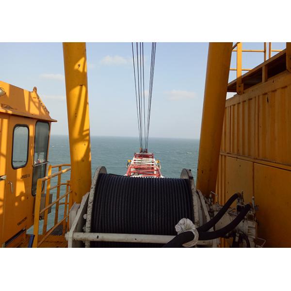 Heavy Duty Tower Hoist Winch Construction Site Pulling Winch With LBS Grooved Drum