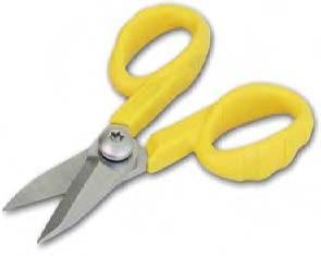 Buy Light Weight Yellow Fiber Optic Kevlar Cutter With High Carbon Alloy Steel Blades at wholesale prices