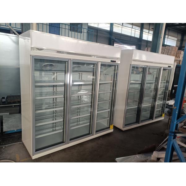 R404a 1260L Triple Glass Door Merchandiser Freezer
