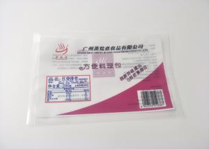 Quality High Temperature Retort Pouch Packaging For Spareribs With Brown Sauce 3 Side Seal for sale
