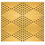 MDF Perforated Wood Acoustic Panels Recording Room Acoustic Absorption Panels