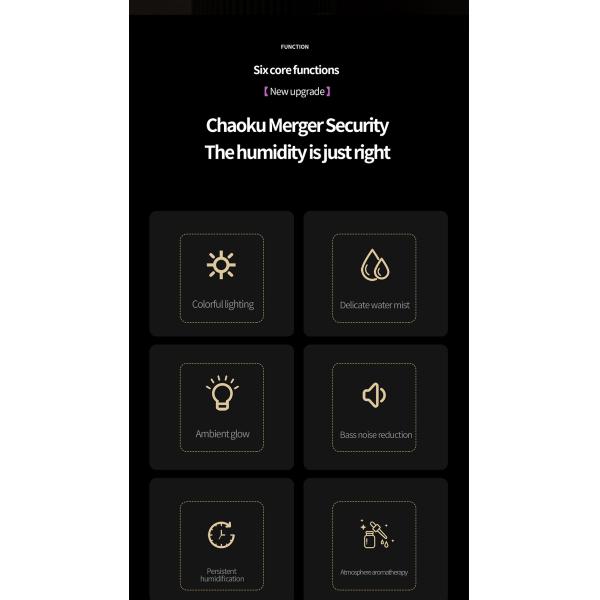 8 hours working time fire effect humidifier dc 5v voltage with 7 colors led light