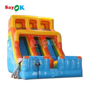 Quality Commercial Grade Water Slide Inflatables Double Slide for sale