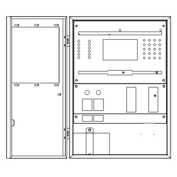 Wall Mounted Bus Combustible Gas Detector Controller with Visualization ModBus RTU