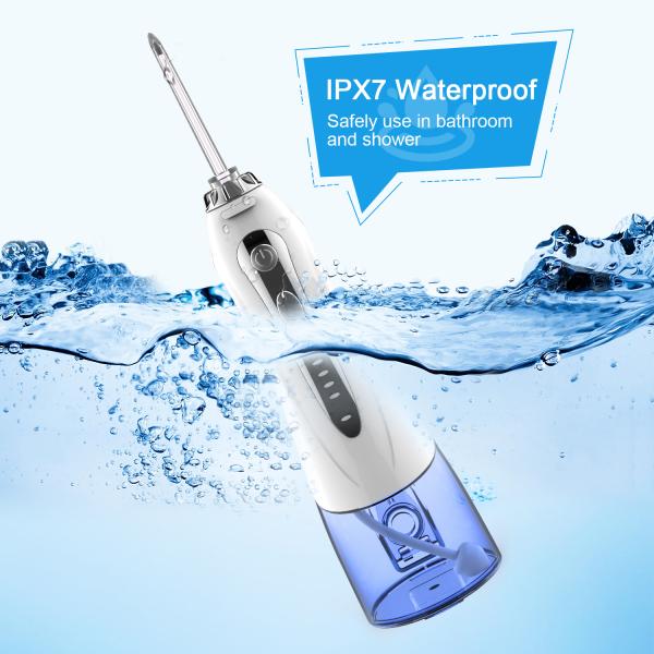 dental Oral Irrigator Water Flosser IPX7 Waterproof Cordless