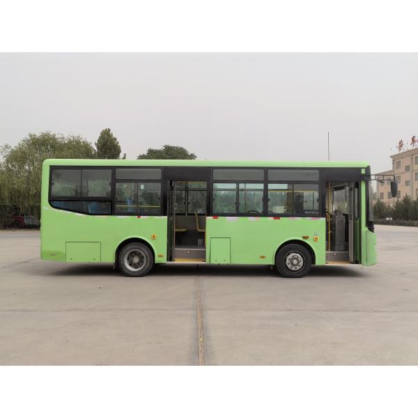 Second-hand 8-meter Left-hand Drive Green Diesel Bus with 3767 ml Displacement