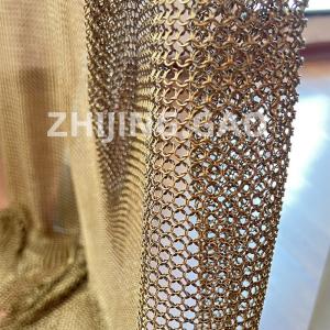 Quality Pvd Finished Stainless Steel Smart Architect Ring Mesh Curtain for sale