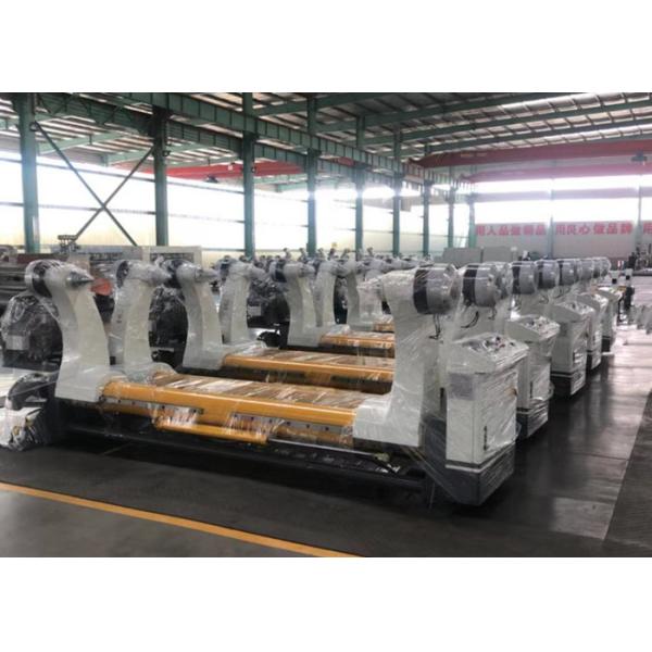 50hz Corrugated Box Production Line , Shaftless Mill Roll Stand For Paper Manufacturing