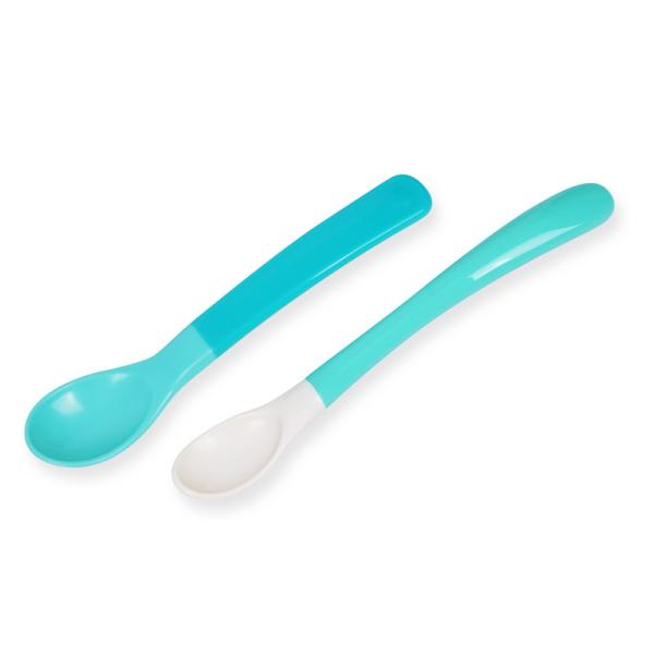 FDA Soft Bite Color Change TPE Baby Food Spoon