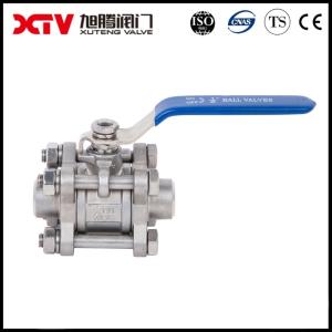 Quality Xtv 3PC 3/4 Inch Stainless Steel Butt Weld Ball Valve Made in for Thread End to End for sale