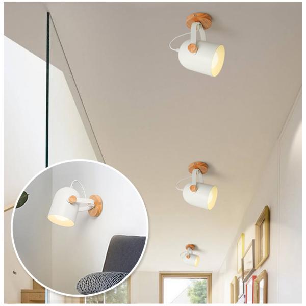 Wooden Ceiling Lamp Modern LED Ceiling Light for Bedroom Living Room Corridor Kitchen Indoor Lighting(WH-WA-21)