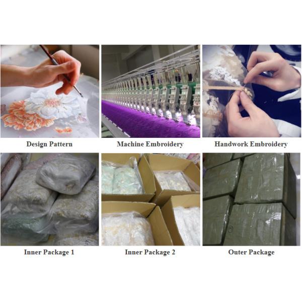 Beautiful 3D Sequin Lace Fabric Collections 80% Nylon Beaded Lace Material