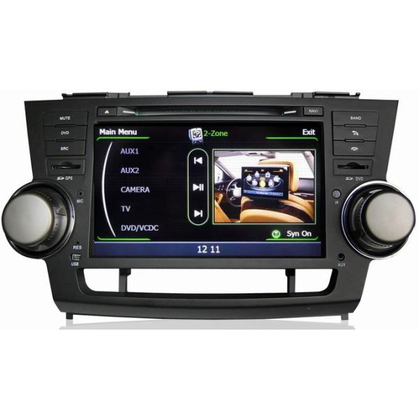 Ouchuangbo S100 platform Toyota Highlander DVD GPS stereo with phonebook SD 1G CPU video player OCB-035
