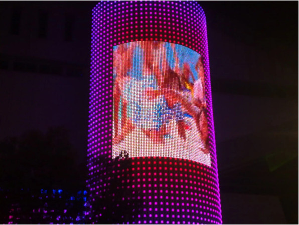 160° Light Angle SMD 5050 LED Mesh Screen for Permanent Customized Outdoor Advertising