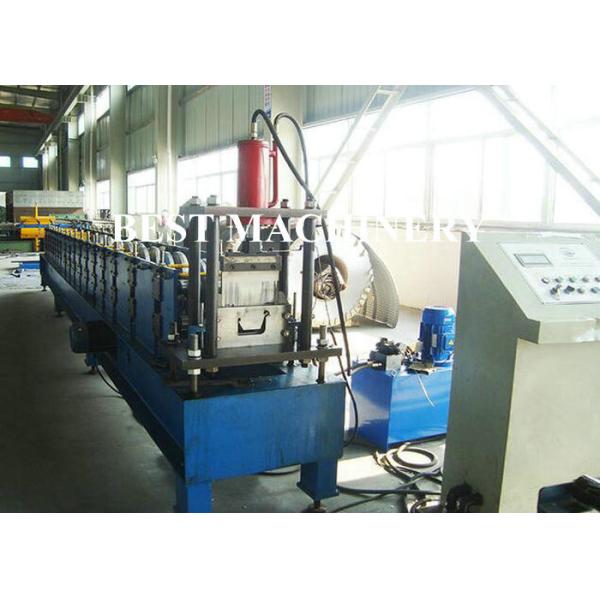 Steel Down Spout Roll Forming Machine For Downpipe / Gutter Profile / Tube