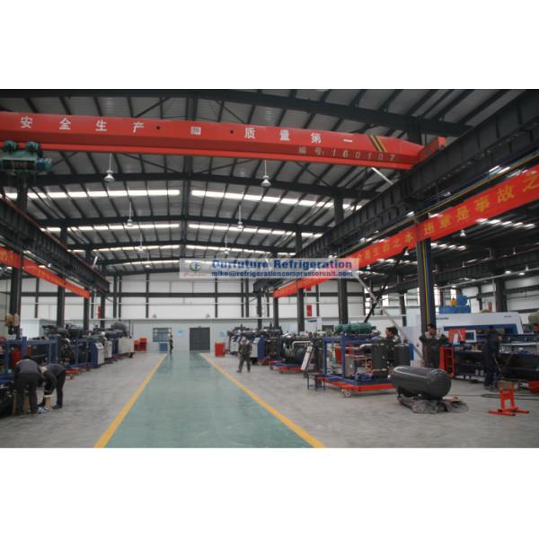 R404a refrigeration multi compressor racks for -18℃ chicken cold storage