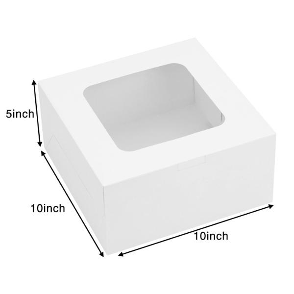 CMYK / Pontone Offsent Printing Cake Packaging Boxes For Product'S Protection And Presentation