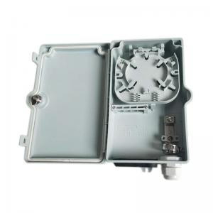 Quality Waterproof Gland 4 Core Optical Fiber Distribution Box / Small Fiber Optic Box for sale