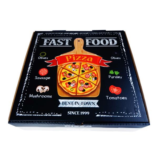 With Custom Printing Logo Inch Dimensions Personalized Luxury Pizza Corrugated Mailer Boxes