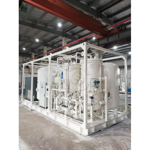 PLC Control Pneumatic Valve PSA Oxygen Generator Skid Mounted Type