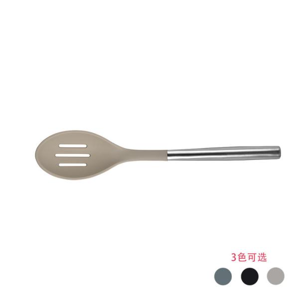 9pcs Silicone Cooking Kitchen Utensils Set Nonstick Cookware with Stainless Steel Handle Turner Tong,Spatula,Spoon brush