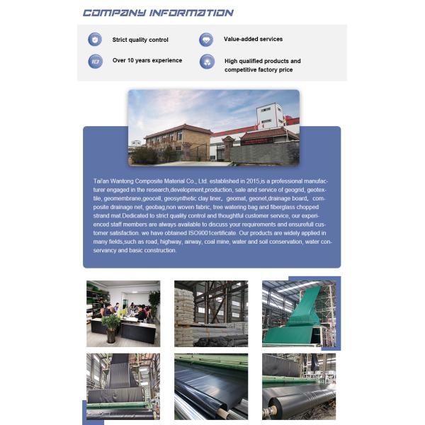 1mm HDPE Geomembrane Pond Liner Geomenbrana for Mining Made of 100% Virgin HDPE LLDPE