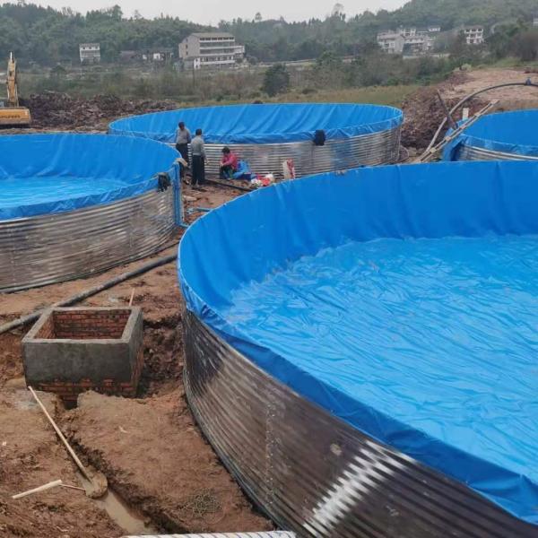 Anti-Seepage HDPE 1.0mm Geomembrane Fish Farm Pond Liner made of 100% Virgin Material
