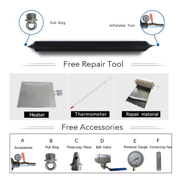 2.5m Lifting Landing Barge Launching Airbags For Shipyards Docking / Undocking