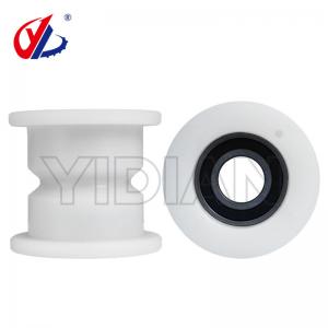 Quality 60mm Saw Spare Parts Nylon Swing Arm Wheel For Sliding Table Panel Saw for sale