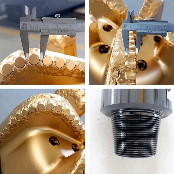 Carbide PDC Tricone Drill Bit 6 Blades / 6 Nozzles Forging Processing Type