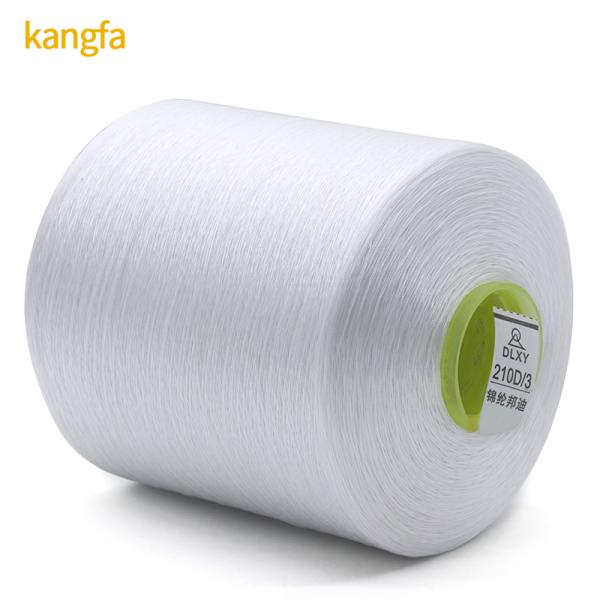 TEX135 Nylon Thread for Strength and Low Shrinkage Raw White Sewing Thread 420D/3 TKT20