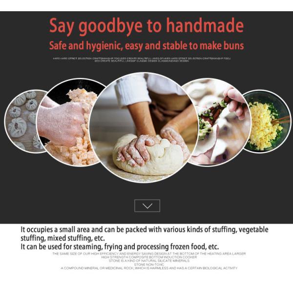 Customzied Sevice Single Hopper Chicken Meat Stuff Bun Making Machine