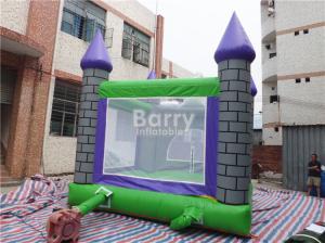 Quality Flame Resistant 0.55mm PVC Halloween Inflatable Jumping Castles For Festival for sale