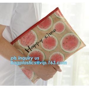 Zipper Bag Warmter Office Document Cash Coin Stationery Storage Mesh File Bags