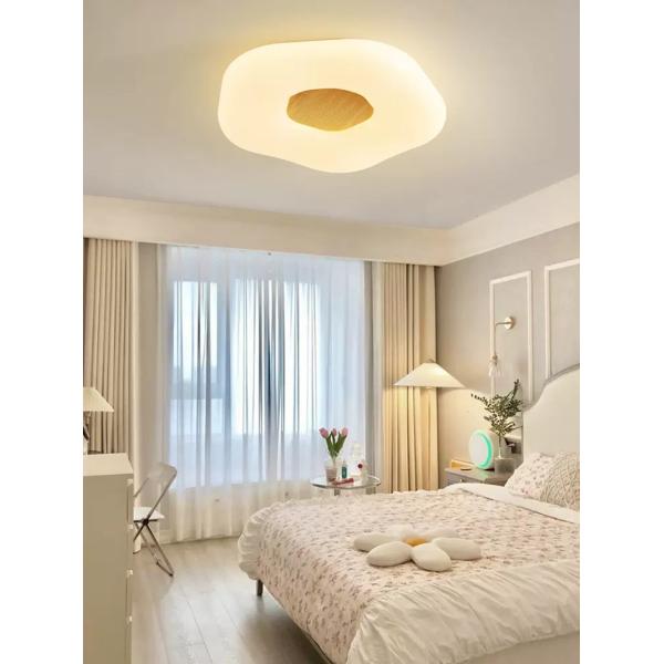 Modern Ceiling Lamp LED 24W 36W Flower Shape Ceiling Lights For Bedroom Living Dining Room wooden ceiling lamp(WH-WA-56)
