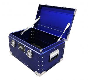 Quality Car Camping Kitchen Storage Box OEM Aluminum Camp Kitchen Box Blue for sale