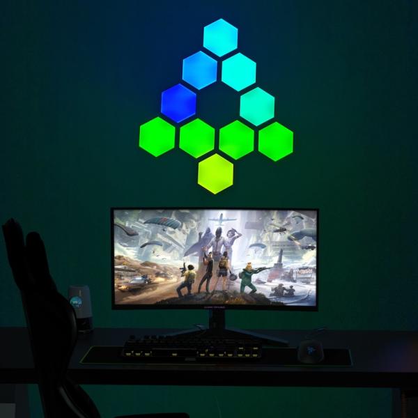 Colorful RGBIC LED Gaming Light Kit With 25000 Hours Lifespan Wifi Bluetooth