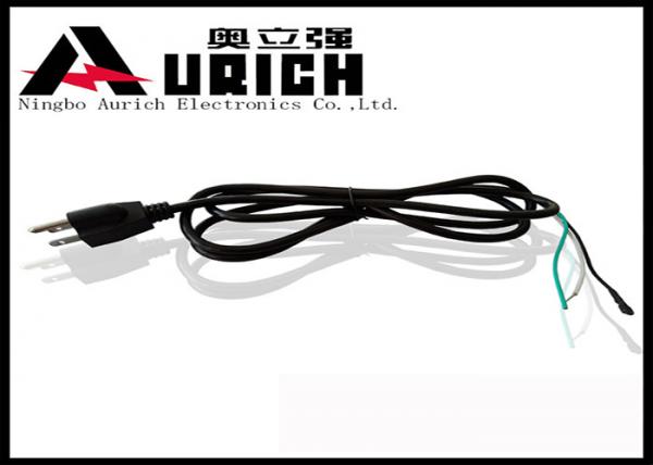 Buy Ul Certification American 110v 3 Prong Power Lead , 3 Pin AC Power Cord at wholesale prices