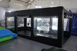 Quality Inflatable Show Car Garage Waterproof Paint Booths Inflatable Spray Booth Car Tent For Painting for sale