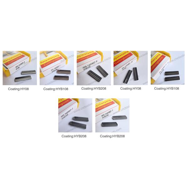 HYL160402 Series Carbide CNC Reaming Insert with Coating Options HYB208/HYB108/HY08