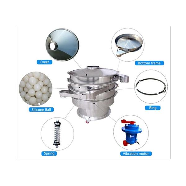 0.75KW Rotary Vibrating Screen
