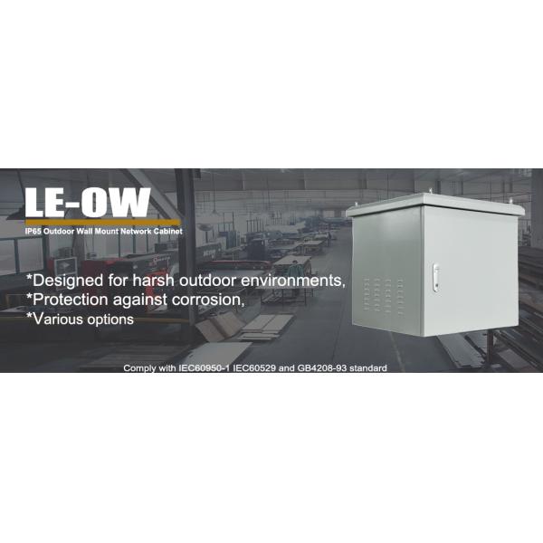 Le 19 Inch Ip65 Waterproof OEM Outdoor Wall Mounted Cabinet