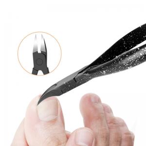 China Toenail Ingrown Nail Care Tools Edge Cutter Nipper Length 11.4cm Rotatable Shrapnel Design on sale