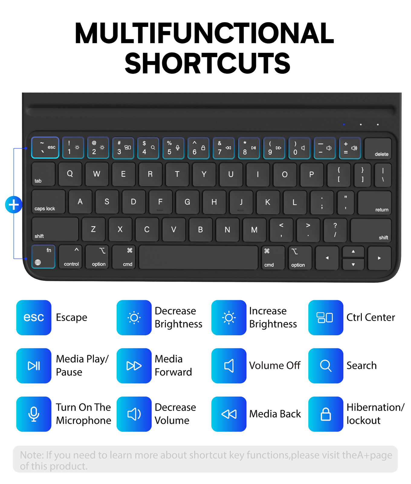Laudtec Powerful Magnet Keyboard Case for iPad 10.9 Inch Customize OEM ODM Smart Layout Keyboard for iPad Air (2026) 11" (M4)