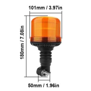 Waterproof LED Warning Light Multifunction Flashing Warning Light 10V - 110V