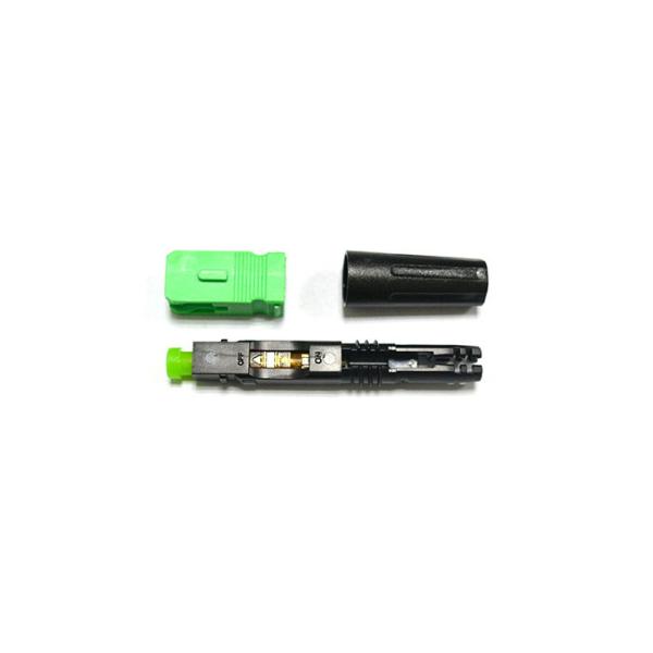 FTTH Drop Cable Fiber Optic Fast Connector Pre - Polished 50mm Made On - Site