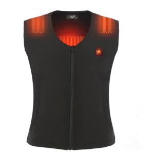 Quality V Neck Rechargeable Heated Vest 7.4V 4400mAh Thermal Vests Ladies Spandex / Polyester for sale