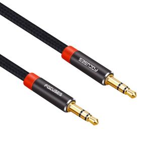 Quality Nylon Braided 3m Stereo Audio Aux Cable With Standard 3.5mm Audio Jack for sale